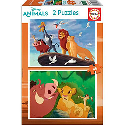 Educa Borras EDUCA - Puzzle - 2x48 LE ROI LION 