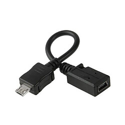 Yonis Mini câble adaptateur mini USB micro USB