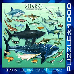 Acheter Eurographics Sharks Puzzle 1000 piAces, Bleu