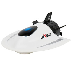 Universal Mini RC Submarine RC Jouet Télécommande Imperméable Plongée Cadeau de Noël Enfants Garçons | RC Submarine(blanche) 