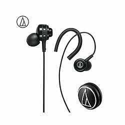 Original Audio-Technica Ath-Cor150 Écouteurs Filaires Intra-Auriculaires Sport Casque Réglable Noir 