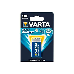 VARTA Piles alcalines 4922121411 6LR61 / E blister de 1