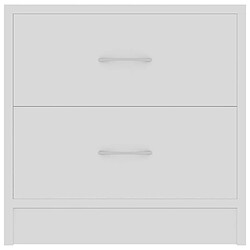 Acheter vidaXL Tables de chevet 2 pcs Blanc 40x30x40 cm Bois d'ingénierie