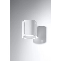 Luminaire Center Applique murale INEZ aluminium blanc 1 ampoule