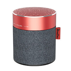 Wewoo Enceinte Bluetooth Haut-parleur sans fil Oneder V13 Miniprise en charge mains libresTF & FM et AUX rouge