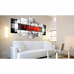 Paris Prix Tableau sur Verre Acrylique Carmine Missile 100 x 200 cm