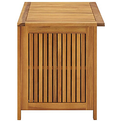 Avis Helloshop26 Coffre boîte meuble de jardin rangement 90 x 50 x 58 cm bois d'acacia solide 02_0013053