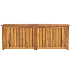 vidaXL Boîte de jardin 150x50x55 cm Bois massif de teck