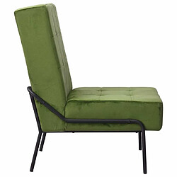 Avis Maison Chic Chaise de relaxation | Fauteuil relax 65x79x87 cm Vert clair Velours -GKD23093