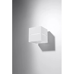 Luminaire Center Applique murale LOBO aluminium blanc 1 ampoule