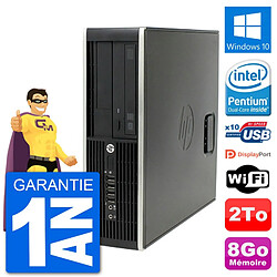 PC HP Compaq Pro 6300 SFF Intel G630 RAM 8Go Disque Dur 2To Windows 10 Wifi · Occasion 