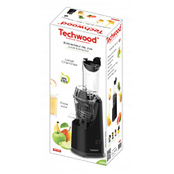 Techwood TCF-121 Extracteur de Jus Electrique 5L 130W 50V Plastique Acier Inoxydable Noir