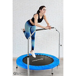 HyperMotion Trampoline Fitness Barre Réglable Max 100Kg - Diamètre 96cm