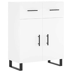 Maison Chic Buffet,Meuble de Rangement,commode pour salon,Cuisine blanc 69,5x34x90 cm bois d'ingénierie -MN61832