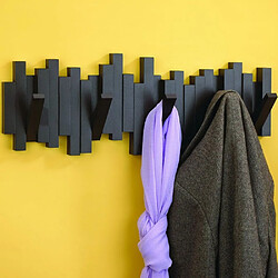 Umbra Porte manteau design mural Sticks noir.