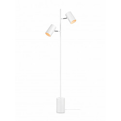 Markslojd Lampadaire TWIN Blanc 2 ampoules