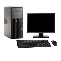 PC Tour HP Z210 Ecran 27" Intel i7-2600 RAM 32Go SSD 960Go Windows 10 Wifi · Occasion 