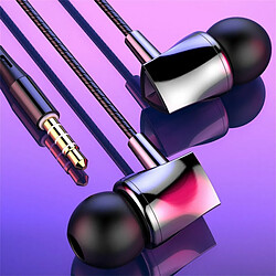 Acheter In-Ear Bass Stereo Wire Control Headset Subwoofer Musique Écouteurs Sport Écouteurs Avec Microphone X10 Noir