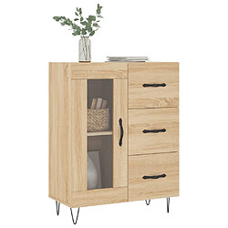 Avis Maison Chic Buffet,Meuble de Rangement,commode pour salon,Cuisine chêne sonoma 69,5x34x90 cm bois d'ingénierie -MN91076