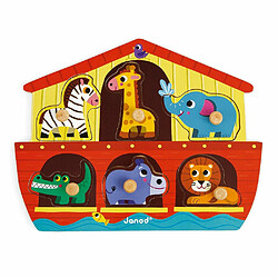 Puzzle en bois Arche de Noé 6 pièces - Janod