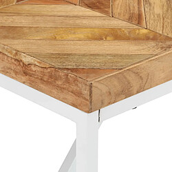 Acheter vidaXL Table à manger 180x90x76 cm Bois massif d'acacia et de manguier