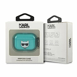 Avis Karl Lagerfeld KLAPUCHFL Housse pour AirPods Pro Bleu Choupette