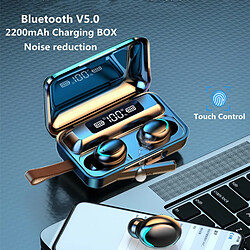 GUPBOO F9-V5.0 TWS Casque Bluetooth Contrôle tactile anti-empreintes digitales 