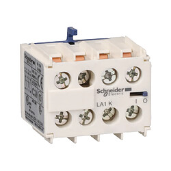 bloc contacts auxiliaires - pour tesys k - 2o - a vis - schneider electric la1kn02