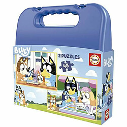 Educa Borras Set de 2 Puzzles Educa Bluey 48 Pièces 