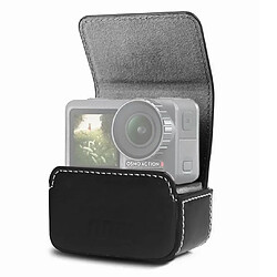 Wewoo Coque Boîte de transport étanche avec mini étui en cuir pour Action OSMO / GoPro / / Xiaomi Mi Jia Noir 