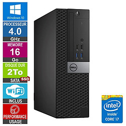 Dell Optiplex 5040 SFF i7-6700 4GHz 16Go/2To SSD Wifi W10