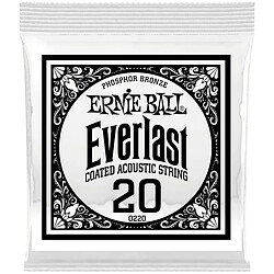 10220 Everlast Coated Phophore Bronze 20 Ernie Ball