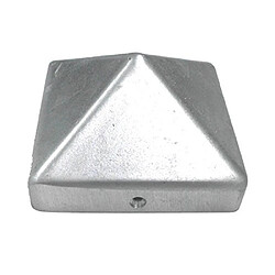 Connex HV4326 Capuchon de poteau de forme pyramidale en aluminium 90 x 90 mm