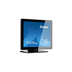 Ecran IIYAMA 17" dalle TN Tactile PCAP 10 points conception sans cadre 1280x1024 VGA HDMI USB 5ms 250cd/m² T1721MSC-B2