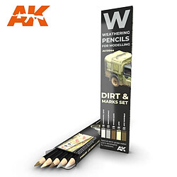 Ak Interactive Peintures Dirt: Marks Set