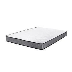 Beliani Matelas à ressorts ensachés ferme 140 x 200 cm BLISS