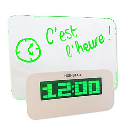 Totalcadeau Réveil pense-bête lumineux, LED message lumineux