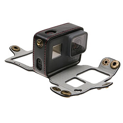 Avis Wewoo Mallette de rangement pour GoPro HERO6 / 5 logement en cuir PU avec sangle cou et boutons noir