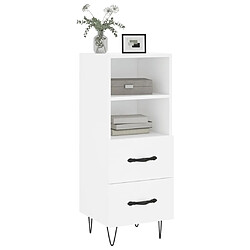 Avis Maison Chic Buffet,Meuble de Rangement,commode pour salon,Cuisine blanc 34,5x34x90 cm bois d'ingénierie -MN50761