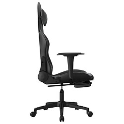 Acheter Maison Chic Chaise de jeu, Chaise gaming avec repose-pied, Fauteuil gamer,Chaise de Bureau Noir Similicuir -GKD17247