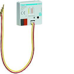 module 2 entrées - 230 volts - hager knx bus txb302 - encastrer