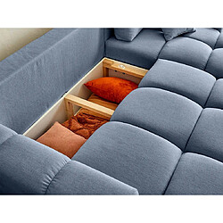 Avis Lisa Design Crocus - canapé d'angle réversible - 4 places - convertible avec coffre - en tissu