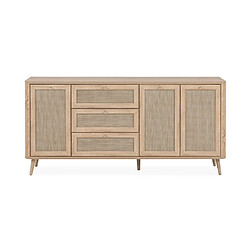 Avis Mes Buffet 175x40x84 cm avec cannage naturel - MABAY