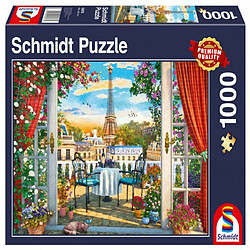 Avis Schmidt Spiele- Terrasse à Paris, Puzzle de 1000 pièces, 58976, Coloré