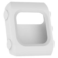 Wewoo Protection écran Étui de en silicone de montre de couleur solide pour POLAR V800 blanc