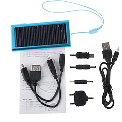 Acheter Wewoo Chargeur solaire pour téléphone portable, appareil photo numérique, PDA, lecteur MP3 / MP4 Baby Bleu 1350mAh