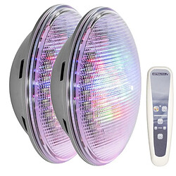 Astralpool Lampe LumiPlus V1 WIRELESS - RGB - 27W x2 avec télécommande - Catégorie Lampe led