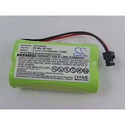 vhbw NiMH Batterie 1500mAh (2.4V) combiné téléphonique, téléphone fixe Panasonic KX-TG4000B (Handset), KX-TGA200, KX-TGA400 comme HHR-P506, TYPE 17. 