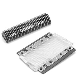 vhbw 1x bloc-couteaux, 1x grille de rasoir pour rasoir Braun 3105, 3305, 3310, 3315, 3600, 3610, 3612, 3614, 3615, 3710, 3731, 3732, 3733, 3734