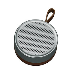 Yonis Mini Enceinte Bluetooth Portable Haut Parleur Sans Fil Puissant 5W Autonomie 6h Enceinte Bluetooth Portable Haut de Gamme Son Puissant Autonomie 8h Design Élégant Argent YONIS